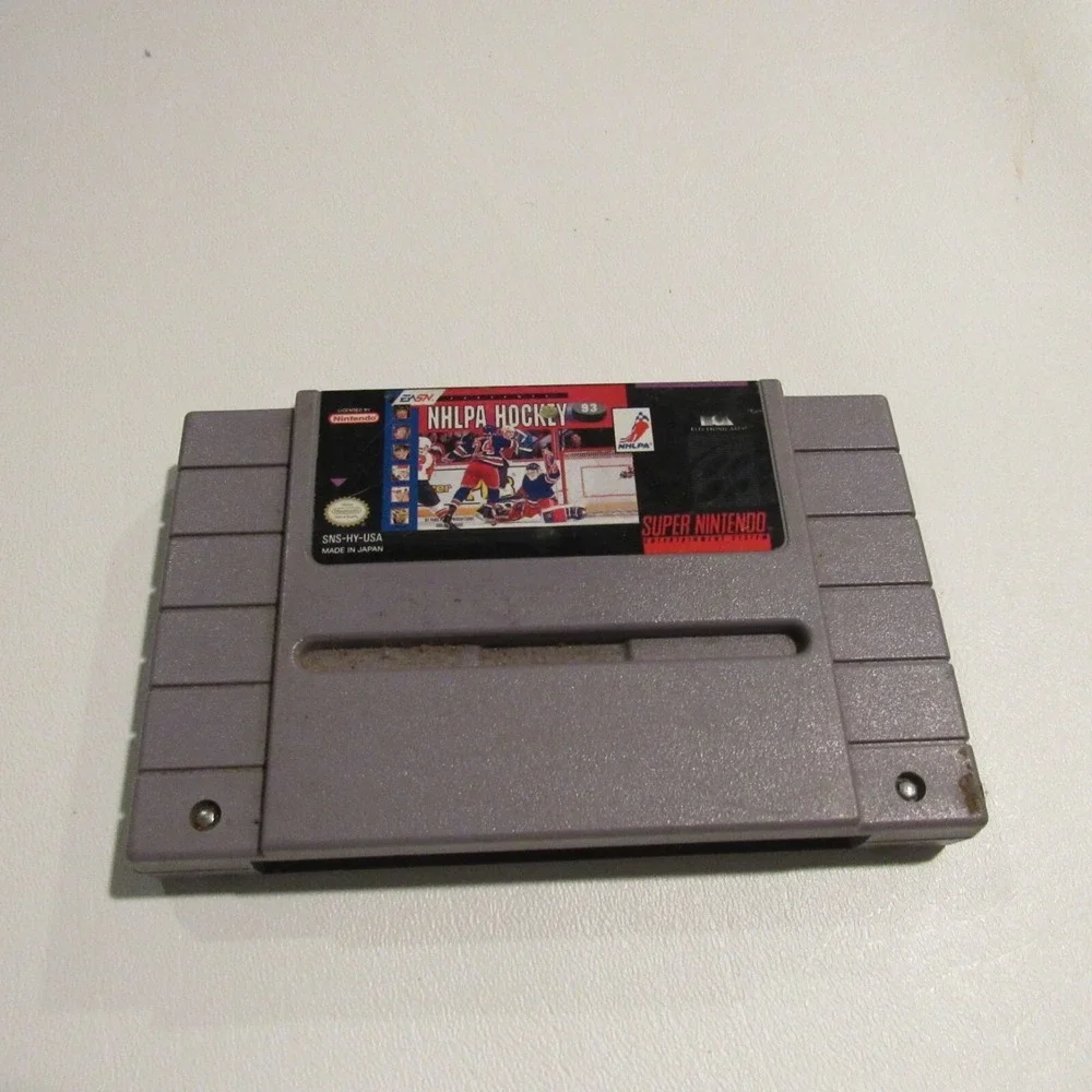 NHLPA Hockey 93 (Super‎ Nintendo Entertainment System, 1992) 1